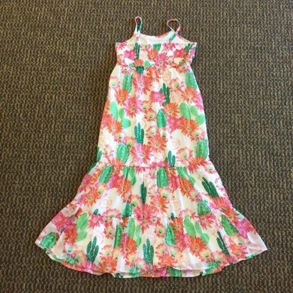 The Childrens Place Dress Girls XL 14 NEW Floral Long - Picture 8 of 12